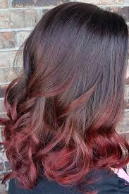 63 Best Red Ombre Hair Color Ideas For Long Hair Brunette Hair Color Red Ombre Hair Hair Color Burgundy