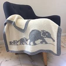 ravelry elephant family blanket pattern by mathilde r