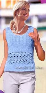 вязание спицами для женщин модные модели 2015 года с описанием Modnyj Vyazanyj Top Spicami 2015 Vyazanye Topy Vyazanyj Top Vyazanie