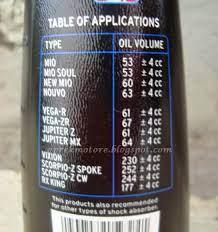 Shogun 125 new 51 ml. Baru Isi Oli Shock Depan Motor