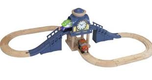 Pin By Carol Ehrhard Henson On Toys Games Hot Deals Clock Tower Wooden Train Chuggington