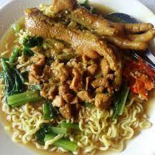 Mie Ayam Ceker Pedas Resep Mie Resep Masakan Cina Ide Makanan
