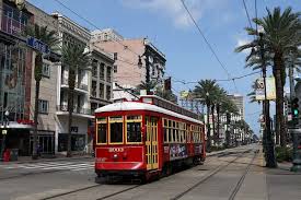 Rows of empty seats are seen on a streetcar on the st. Service Curtailed As New Orleans Streetcar Line Sees Improvements Trains Magazine