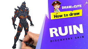 Watch this tutorial to learn how to draw my version of ninja skin from fortnite chapter 2. How To Draw Ruin Discovery Skin Fortnite Season 8 Drawing Tutorial Draw It Cute