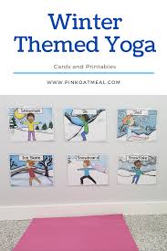 Winter Yoga Pack Bundle Pink Oatmeal Shop In 2021 Childrens Yoga Yoga For Kids Kids Learning Activities