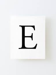 Eine buchstabiertafel (oder buchstabieralphabet, telefonalphabet, funkalphabet,. E Alphabet Buchstabe Eee Emily Eric Echo Einfach A Bis Z 5 Buchstabe Des Alphabets Initiale Name Buchstaben Tag Spitzname Aufgezogener Druck Von Tomsredbubble Redbubble