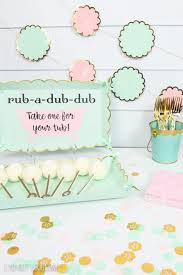 Wrap them in simple brown paper tied with twine and attach a 'love is blooming' tag in pink or blue. Easy Cricut Baby Shower Ideas Gifts Decor And More Clarks Condensed