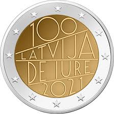 To start, select an amount and two years, or browse the default. 2 Euro Coin 100th Anniversary Of De Iure Recognition Of Latvia Latvia 2021