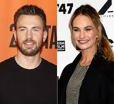 Pic Chris Evans Lily James Spotted Together In London Extratv Com