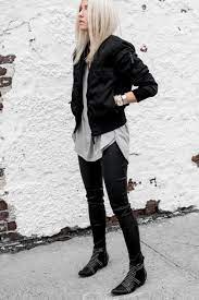 D Luxe By Decjuba Aw 17 With Figtny Bomber Jacket Outfit Black Bomber Jacket Outfit Bomber Jacket Women