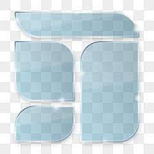 Transparent Glass Rectangle Rounded Plate Blank Framework Acrylic Png And Vector With Transparent Background For Free Download Transparent Rectangle Geometric Background