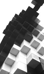 3d Shapes Images Black And White Black N White Design Black And White Architecture