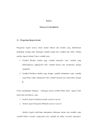 Spss, eviews, stata, minitab, excel. Pdf Bab 2 Tinjauan Teoritis 2 1 Pengertian Regresi Linier Jasa Joki Dalf Academia Edu