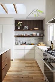 Cuisine Contemporaine Cuisine Contemporaine Blanche Cuisine Contemporaine Blanche Et Bois C In 2020 Kitchen Design Small Modern Kitchen Design Contemporary Kitchen
