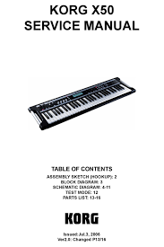 Yamaha wiring diagrams can be invaluable when troubleshooting or diagnosing electrical problems in motorcycles. Korg X50 Service Manual Pdf Download Manualslib