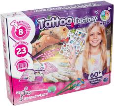 Started by pete collurafici in 1976 the tattoo factory located in the heart of uptown, is considered to be the oldest run tattoo studio in the city. Amazon Com Science 4 You Dom Tattoo Factory Educational Science Kit For Girls Aged 8 Multi Colour Toys Games