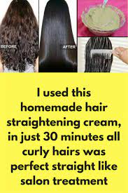 Permanent Hair Straightening With Coconut Milk And Lemon Juice Homemade Hair Products Hair Treatment Mask Straightening Natural Hair