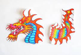 Discover 89 chinese dragon designs on dribbble. Chinese Dragon Puppet Kids Craft With Printable Dragon Template
