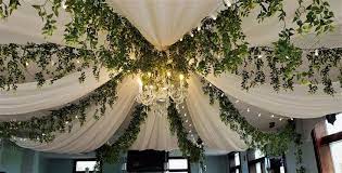Ceiling Draping With Greenery Wedding Ceiling Wedding Ceiling Decorations Ceiling Dr Wedding Ceiling Decorations Wedding Ceiling Indoor Wedding Decorations