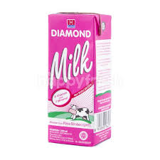 Gambar penulisan pensil kreatif daun pena analog. Jual Diamond Strawberry Uht Milk Di The Foodhall Happyfresh