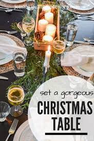 Simple Christmas Table Decorations Jessica Welling Interiors
