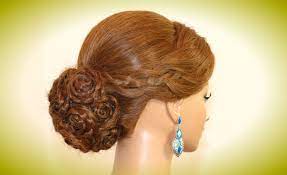 Wedding Hairstyles For Long Hair Bridal Prom Updo Rose Bun Hair Styles Long Hair Styles Wedding Hairstyles For Long Hair