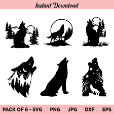 Free Free 219 Svg Baby Wolf Silhouette SVG PNG EPS DXF File