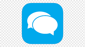 Set of speed lines in circle form. Messenger Icon Blue Area Text Symbol Point Metroui Apps Messaging Alt Blue Multimedia Messaging Service Text Png Pngwing