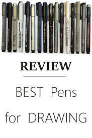 Artist Pens For Drawing Guide Artist Pens Best Pens Art Supplies Drawing