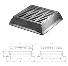 Curb inlet frames, grates & curbs; Measuring Rectangular Storm Grates Fabco Industries Inc