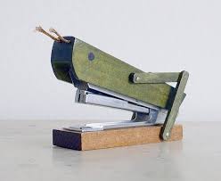 Nerdy Need Vintage Wooden Grasshopper Stapler Wooden Vintage Stapler