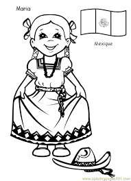 Download this adorable dog printable to delight your child. Children Around The World Coloring Page Mexico Coloring Home