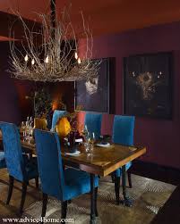 Check spelling or type a new query. Dark Red Wall And Blue Brown Dining Table Design With Modern Lighting Unique Dining Room Elegant Dining Room Retro Dining Rooms