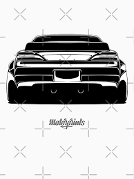 S15 Black White Essential T-shirt By Motorprints Black And White Art Cars Black