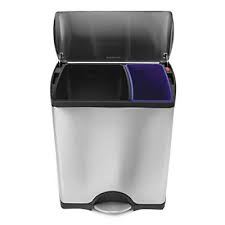 Even The Trash Gets Organized Simplehuman Kitchen Trash Cans Garbage Recycling