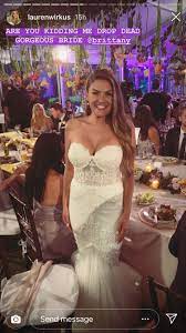 Brittany Cartwright S Wedding Gown Was A Convertible Dream Convertible Wedding Dresses Celebrity Wedding Gowns Brittany Cartwright