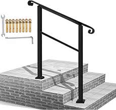 Industrial pipe hand rail outdoor handrail variable angle handrail mobility outdoor kit garden safety rail water proof mobility handrail. Top 10 Handrail For Stairs Outdoor Of 2021 Huntingcolumn