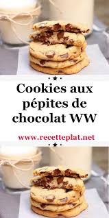 Cookies Aux Pepites De Chocolat Ww En 2020 Recette Gateau Light Recettes De Cuisine Biscuits Dietetiques