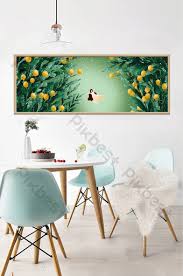 Peint A La Main Nuit Jungle Fille Paysage Enfants Chambre Chambre Chevet Decoration Peinture Psd Decoration Et Modele Gratuit Pikbest