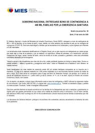 Durante esta semana el gobierno anunció que existirá un séptimo pago del ingreso familiar de emergencia (ife) en los próximos meses para aquellas familias que necesiten esta ayuda económica. Gobierno Nacional Entregara Bono De Contingencia A 400 Mil Familias Por La Emergencia Sanitaria Ministerio De Inclusion Economica Y Social