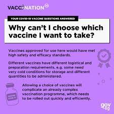 In the case of many serious contagious diseases, the benefits of getting vaccinated outweigh the slight risk of something going wrong. Singapore Government On Twitter Your Covid 19 Questions Answered Can I Choose Which Vaccine Brand Is Given To Me Vaccineqnsanswered Vaccinationsg Https T Co Tcbtadmnbe