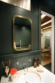 Five Stylish Hunter Green Decor Ideas Dark Green Bathrooms Green Bathroom Farm House Living Room