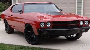 1970 Chevelle Ss Red And Black 70 Chevelle Red And Black Camaro Concave Split Wheels Lsx Motor Resto Mod 454 585 Hp 6 Speed Black Bumpers Chevrolet Chevelle Muscle Cars Chevelle