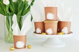 Geschenke zu ostern müssen nicht groß und teuer sein. Diy Ostergeschenk Aus Pappbecher Upcycling Partystories Blog