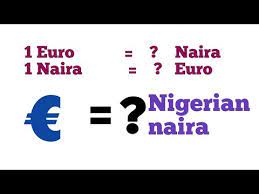 Convert from euros to nigerian naira with our currency calculator. Euro To Naira L Euro To Nigerian Naira L Naira To Euro Exchange Rate Today Naira To Euro Youtube