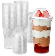 Great Value Disposable Plastic Snack Cups With Lids, Clear, 5.5 Oz, 25  Count - Walmart.Com