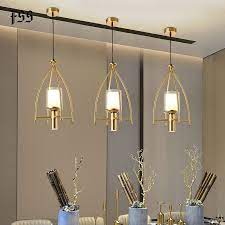 Having the right spacing and height for your kitchen lighting is as important as the style of lighting that you choose. Fss Glass Gold Pendant Lights Creative Indoor Lights Bar Kitchen Island Indoor Lighting Fixtures Ac 110 240v Pendant Lights Aliexpress