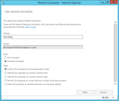 External smtp relay with exchange server 2016 using anonymous connections when authenticated smtp is not an option you can create a new receive connector on the exchange 2016. Smtp Relay Connectors In Exchange 2016 Msexchangeguru Com