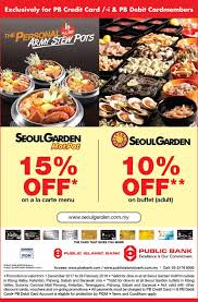 View deals for seoul garden hotel, including fully refundable rates with free cancellation. Public Bank Credit Card Promotion Seoul Garden Seoul Garden Hotpot