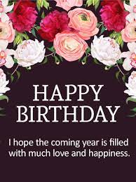 The happy birthday flowers images collection for your special someone's birthday. Lovely Flower Happy Birthday Card Birthday Greeting Cards By Davia